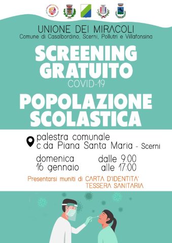 Screening per la popolazione scolastica dell'unione dei miracoli